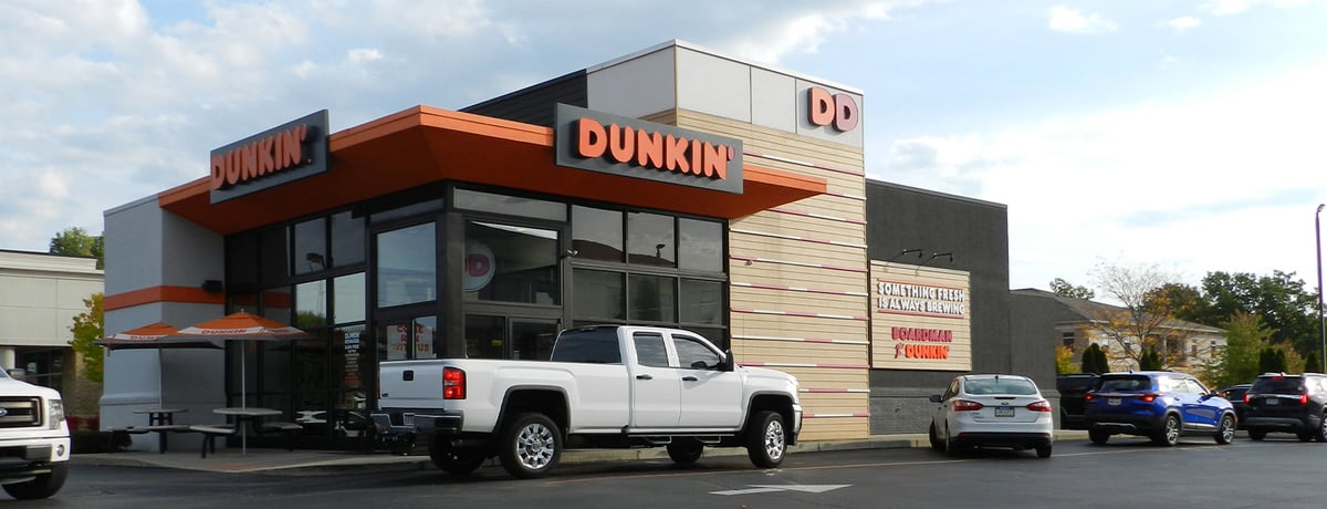 Exterior of Dunkin Donuts Boardman