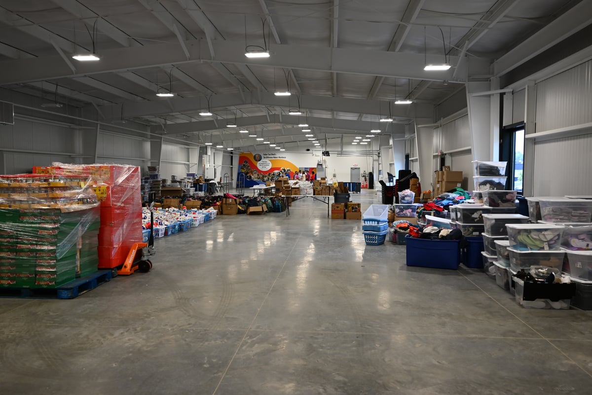 United Way Volunteer Resource Center Warehouse Interior