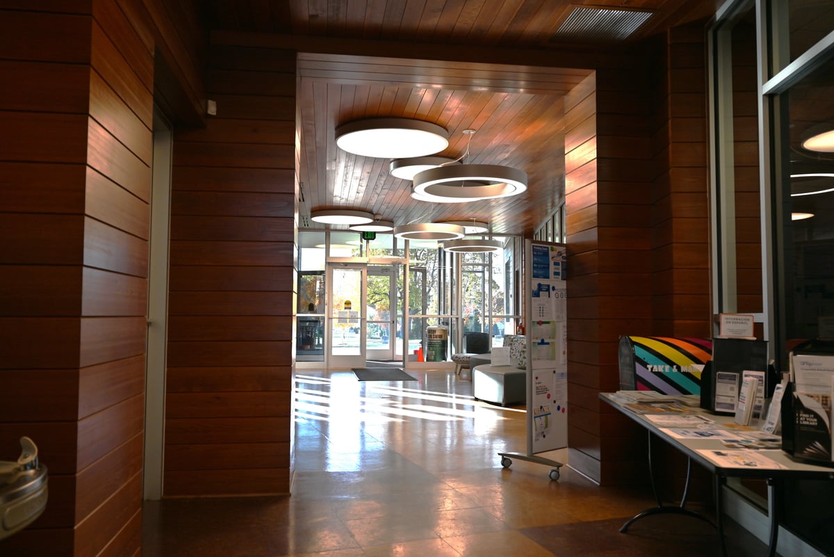 PLYMC Michael Kusalaba Library Interior